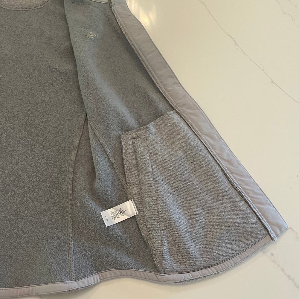 Ridgecut Toughwear Womens Gray Full Zip Fleece Vest Mock Neck Size S RC11011 - Picture 8 of 12